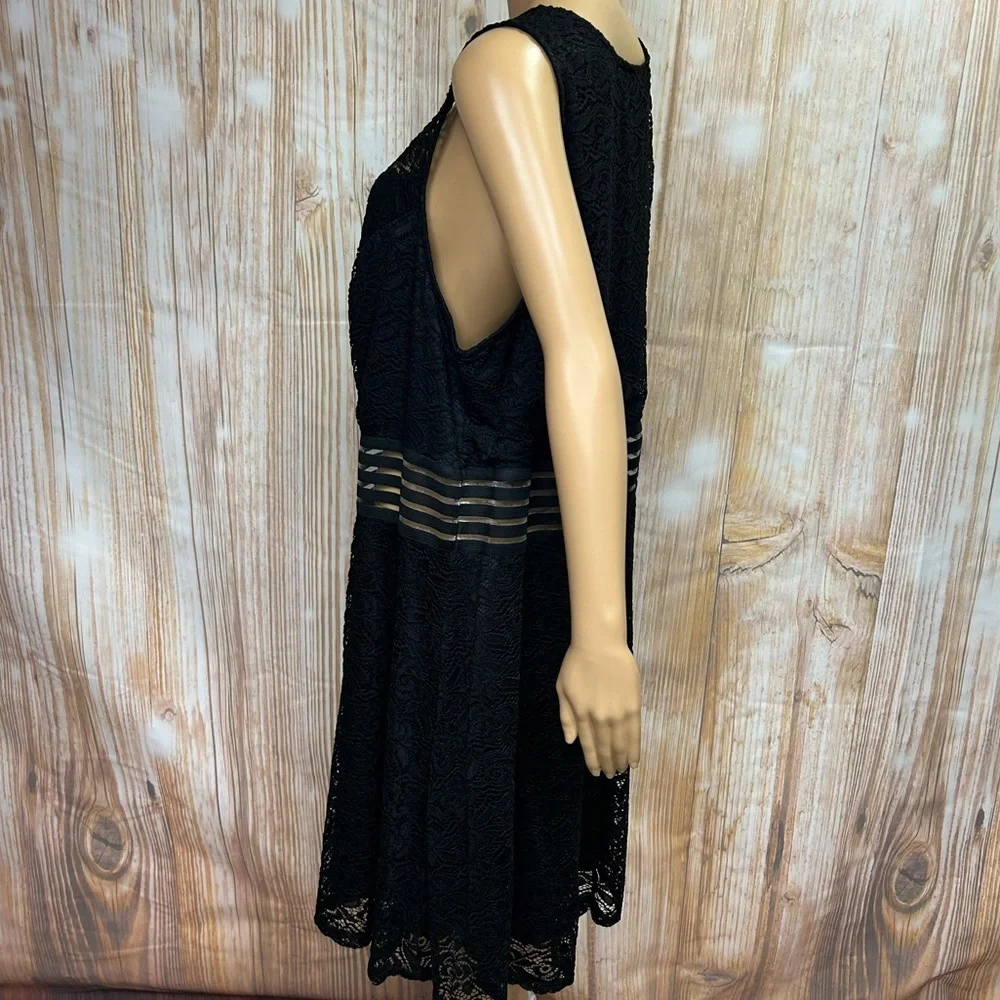 Rue21+ Black Lace Skater Dress - Picture 5 of 8